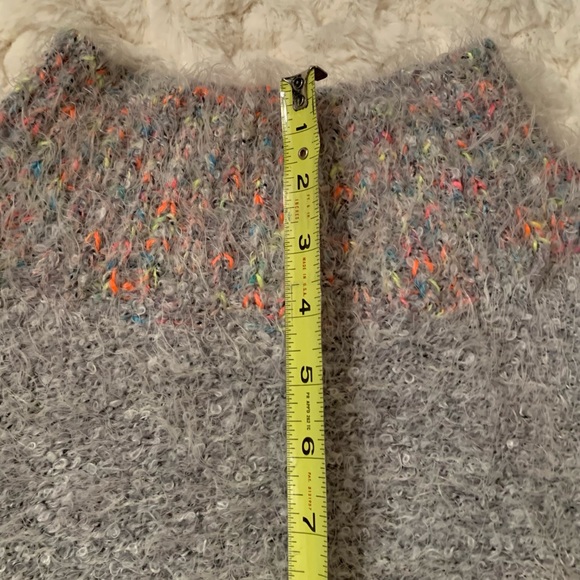 Free People Stardust Pullover Sweater • Color: Dove Combo (Gray) • Sz. XS • NWOT - Picture 13 of 14